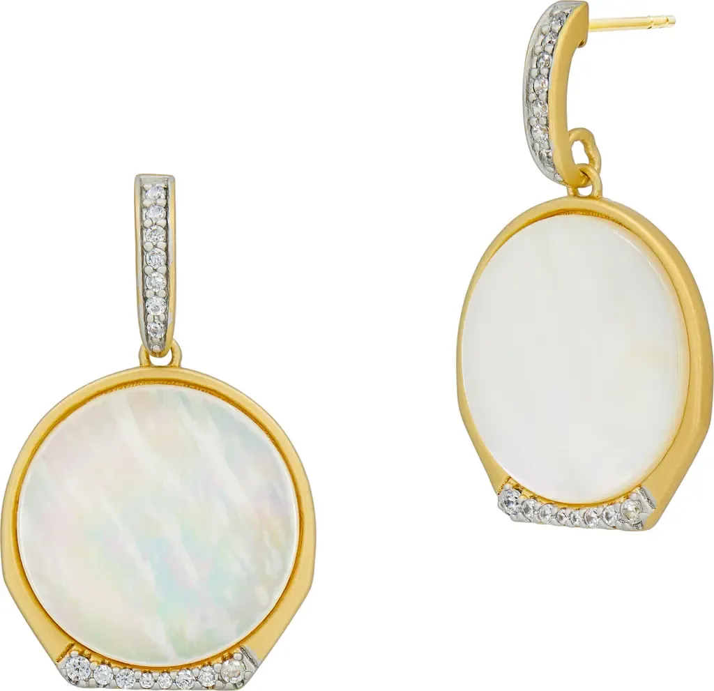 Iridescent Drop Earring by FREIDA ROTHMAN