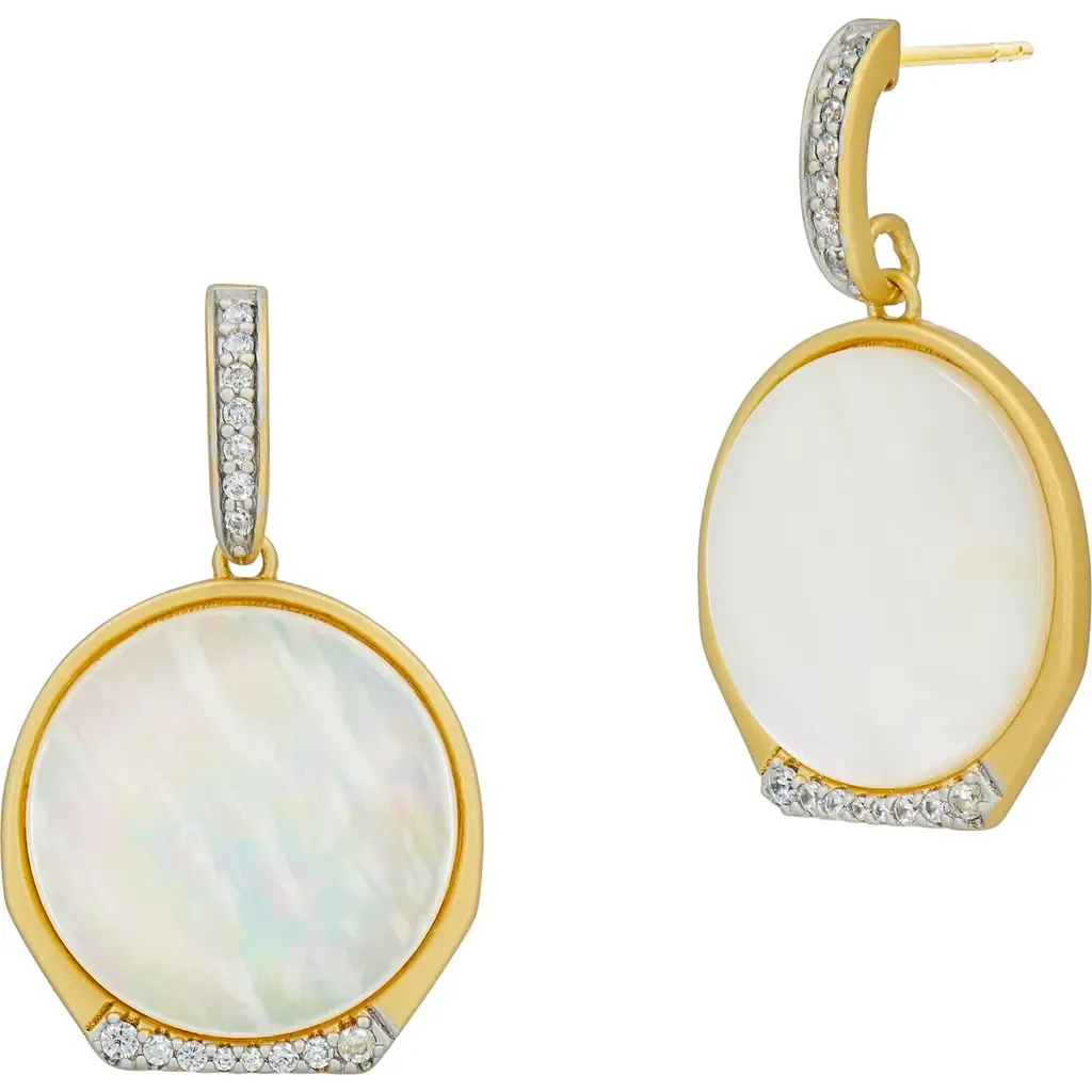 Iridescent Drop Earring by FREIDA ROTHMAN