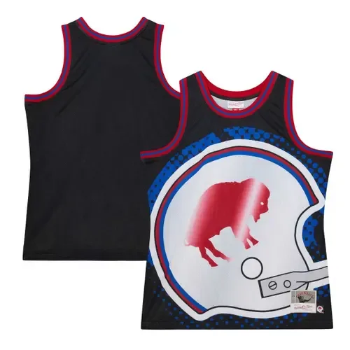 Mitchell & Ness Black Buffalo Bills Big Face 7.0 Fashion Tank Top by Mitchell & Ness