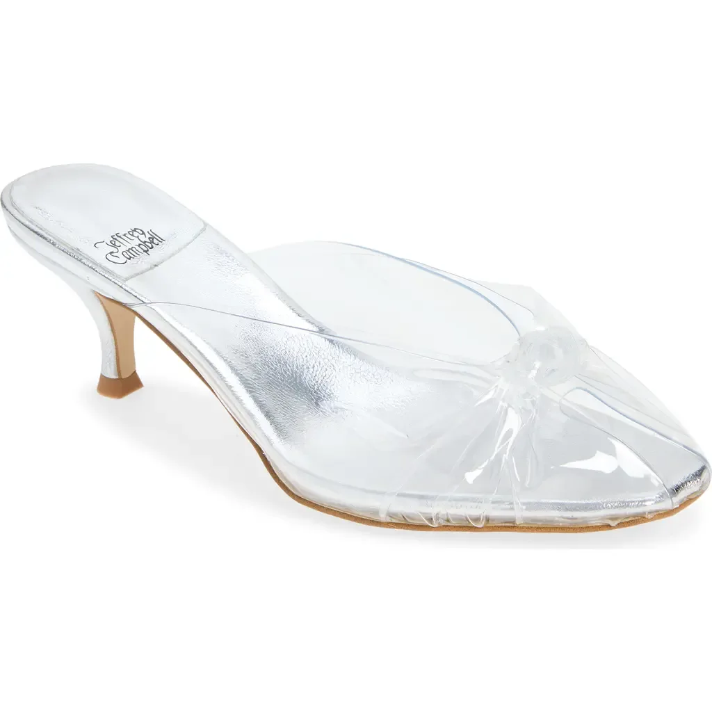 Crystala Knotted Open Toe Slide Sandal by Jeffrey Campbell
