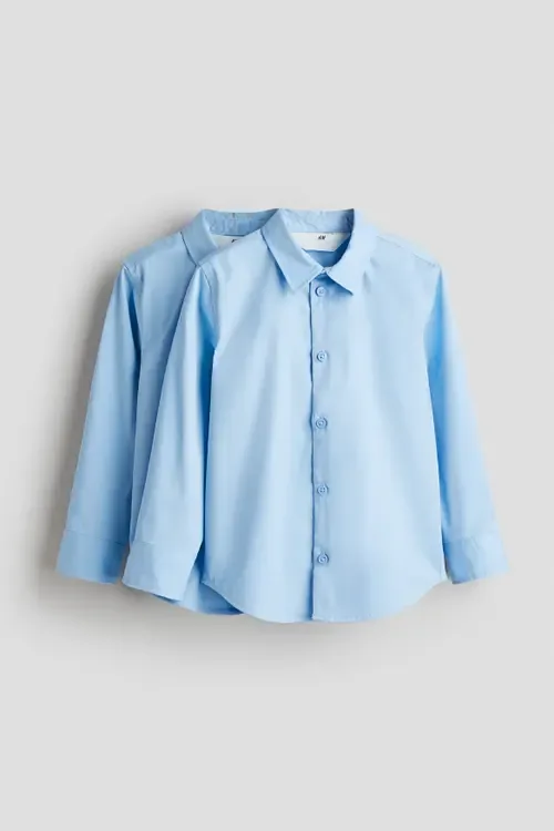 2-Pack Easy-Iron School Shirts by H&M