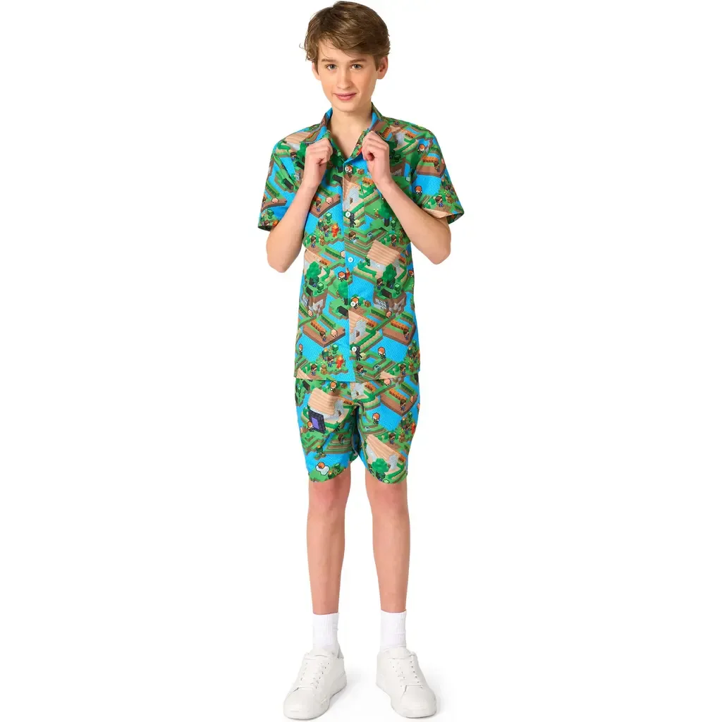 Minecraft - Overworld Shirt & Shorts Set by OppoSuits