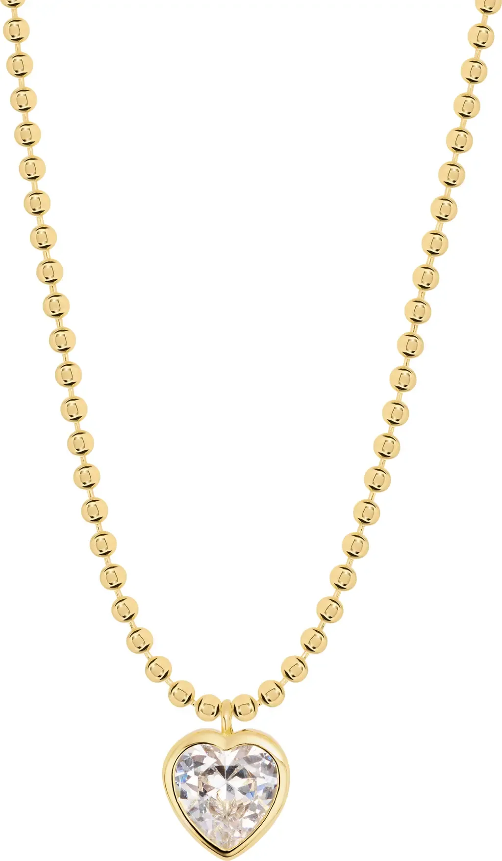 Modern Muse Celeste Heart Pendant Necklace by ATHRA LUXE