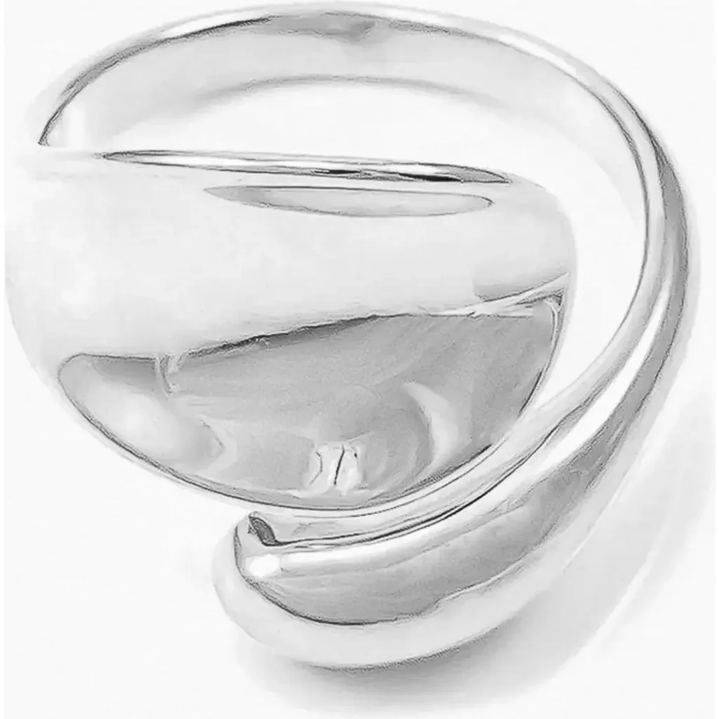 14k Gold Plated Shirley Ring Statement Chic Trendy Statement by Bearfruit Jewelry