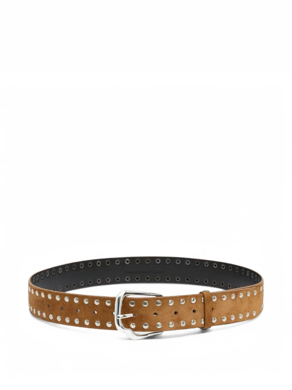 Maverick Studded Suede Belt by Christopher Esber