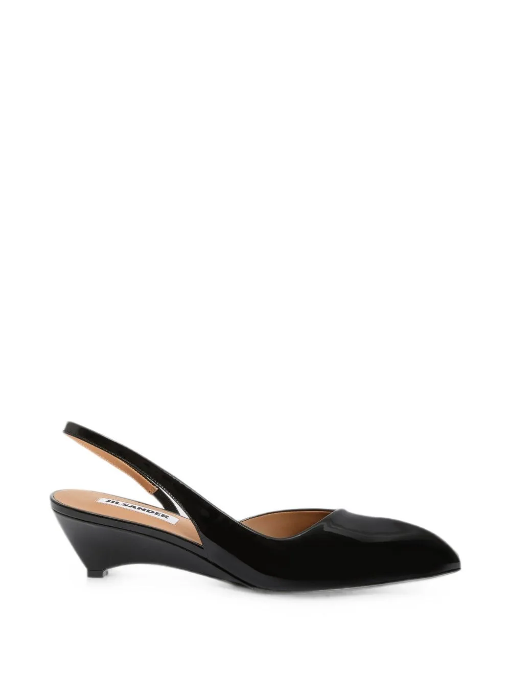 Pointed-Toe Slingback Pumps by Jil Sander