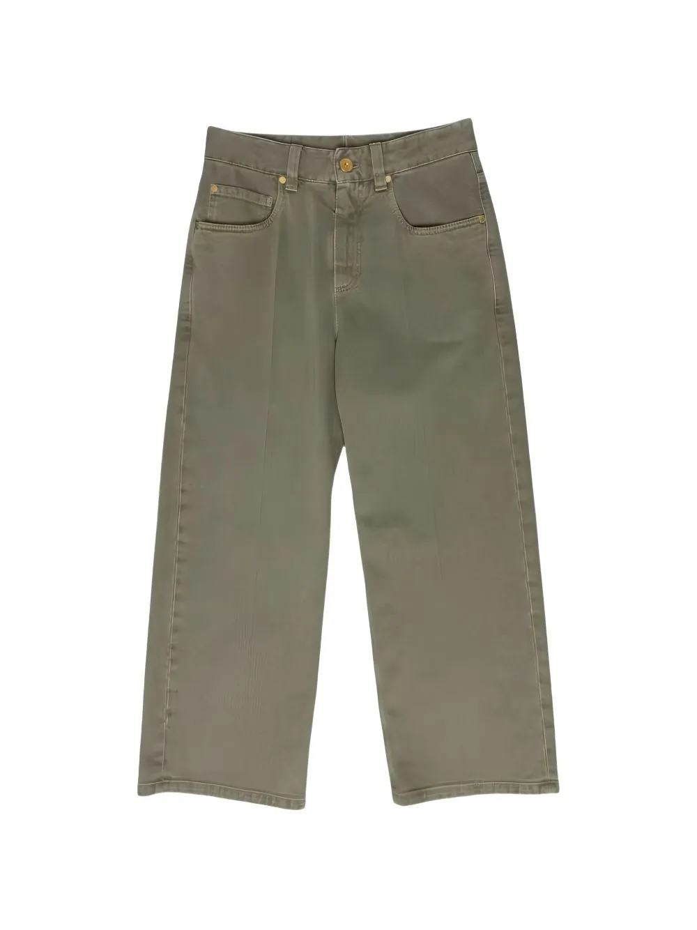 Wide-Leg Cropped Trousers by Brunello Cucinelli