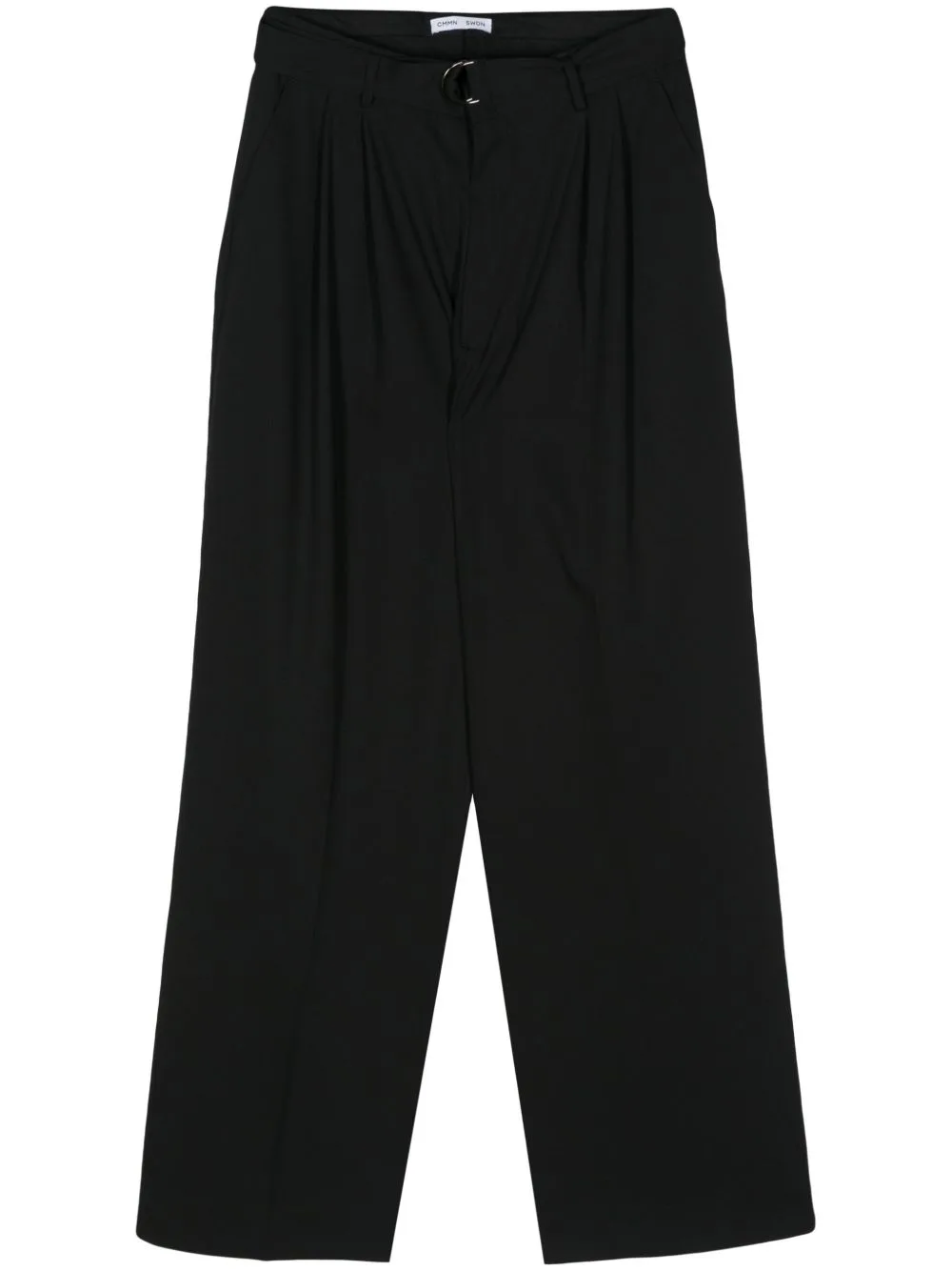 Omari Pleat-Detail Wool Trousers by Cmmn Swdn