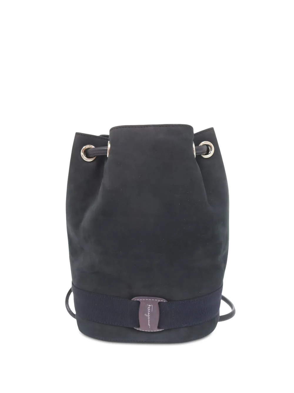 2000-2026 Suede Vara Backpack by Ferragamo Pre-Owned