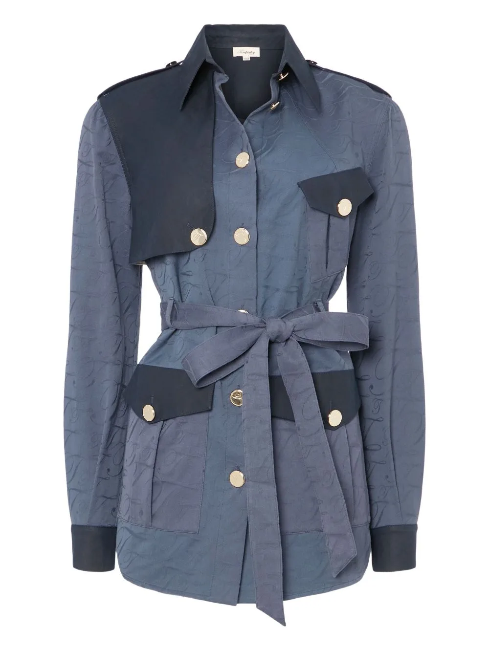 Victory Buttoned Belted Jacket by Temperley London