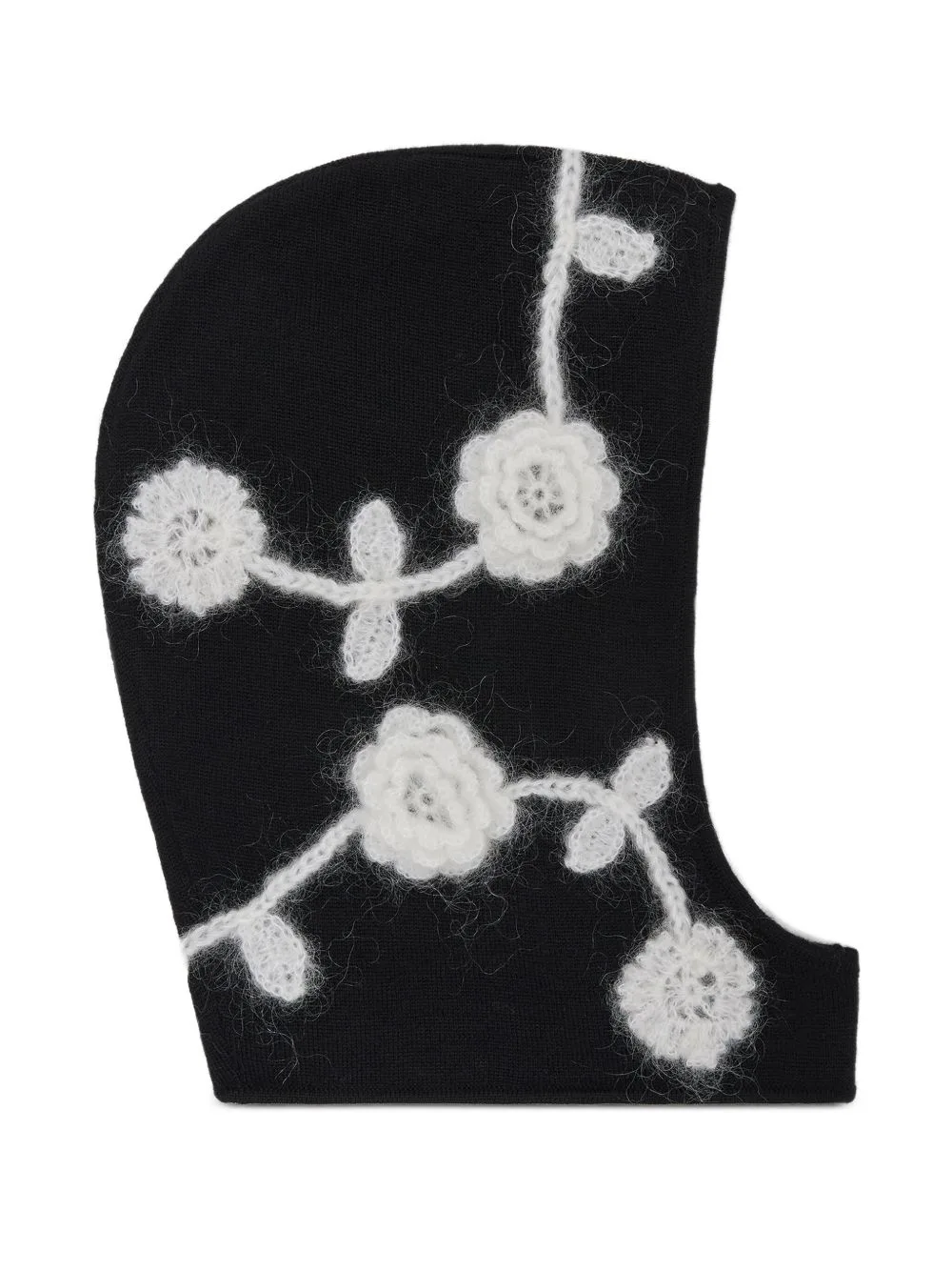 Flower-Embellished Balaclava Hat by GANNI