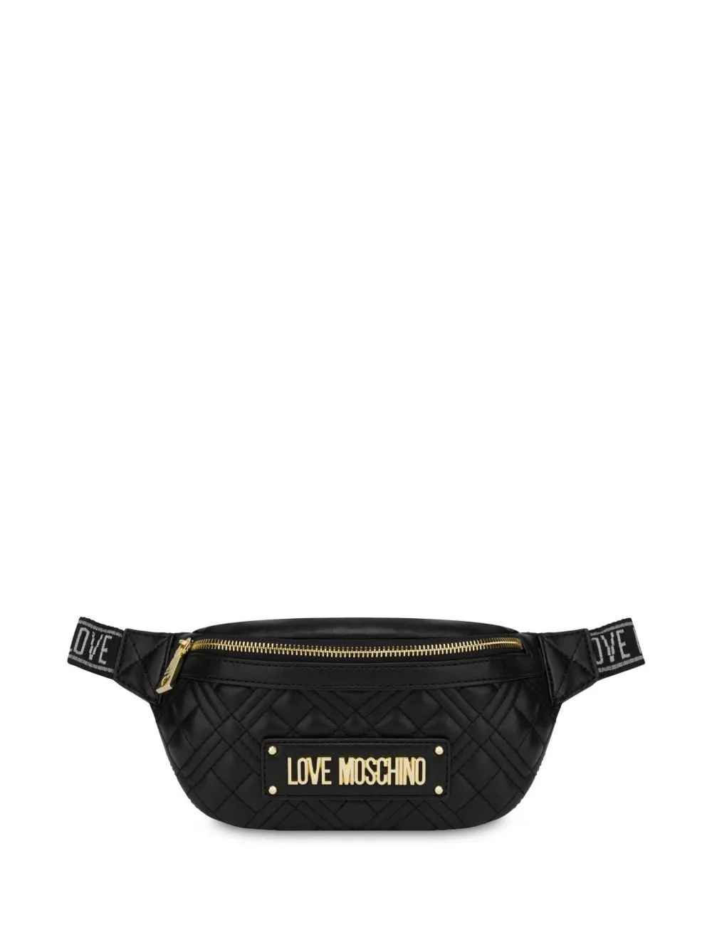 Logo-Plaque Belt Bag by Love Moschino