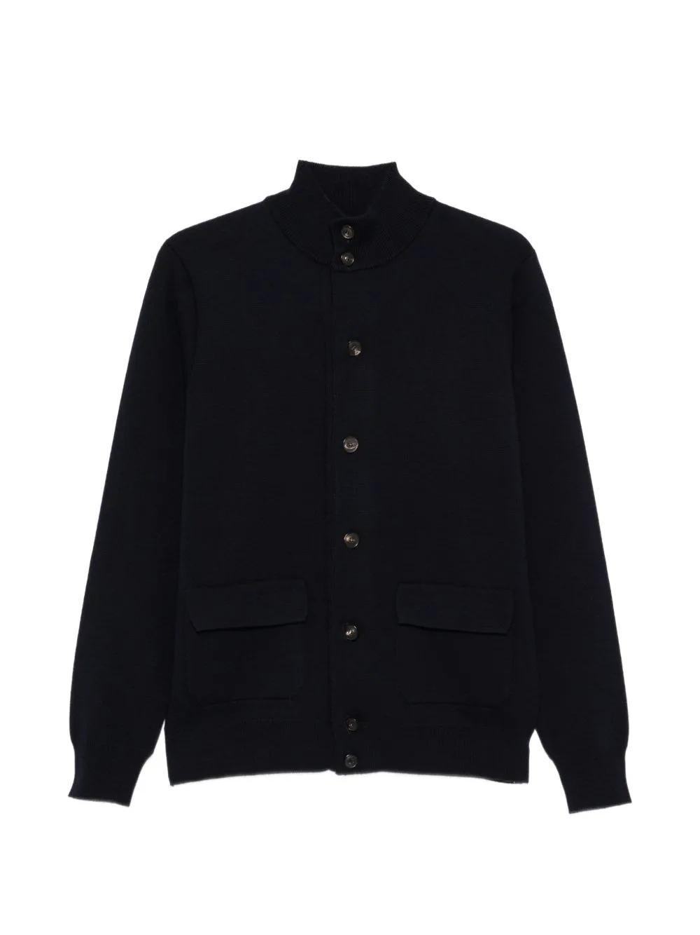 Button-Up High-Neck Sweater by Filippo De Laurentiis