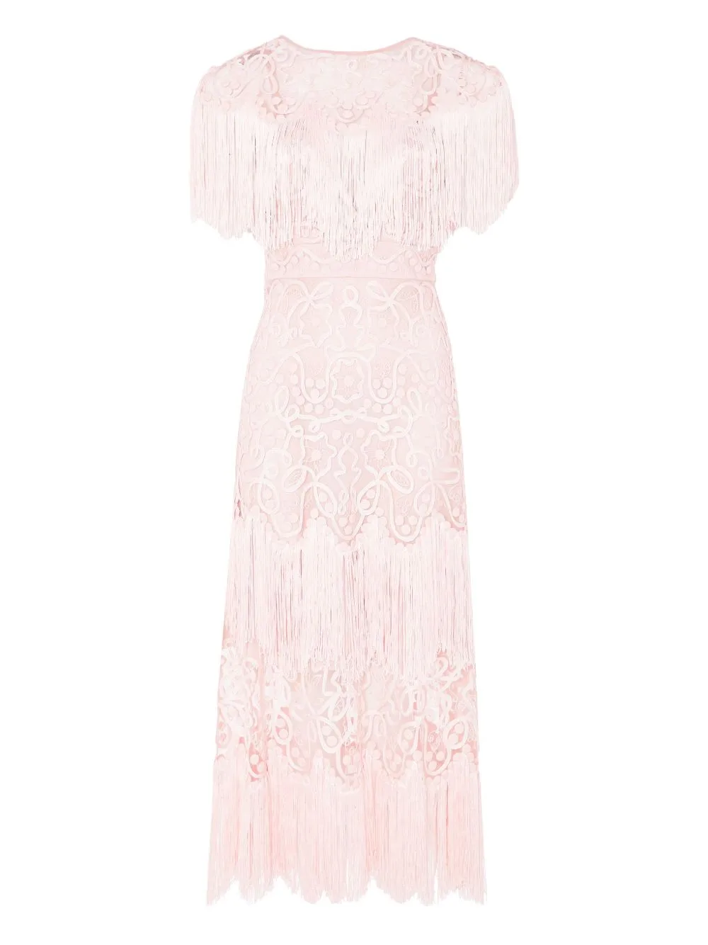 Cordelle Tassel-Detail Midi Dress by Temperley London