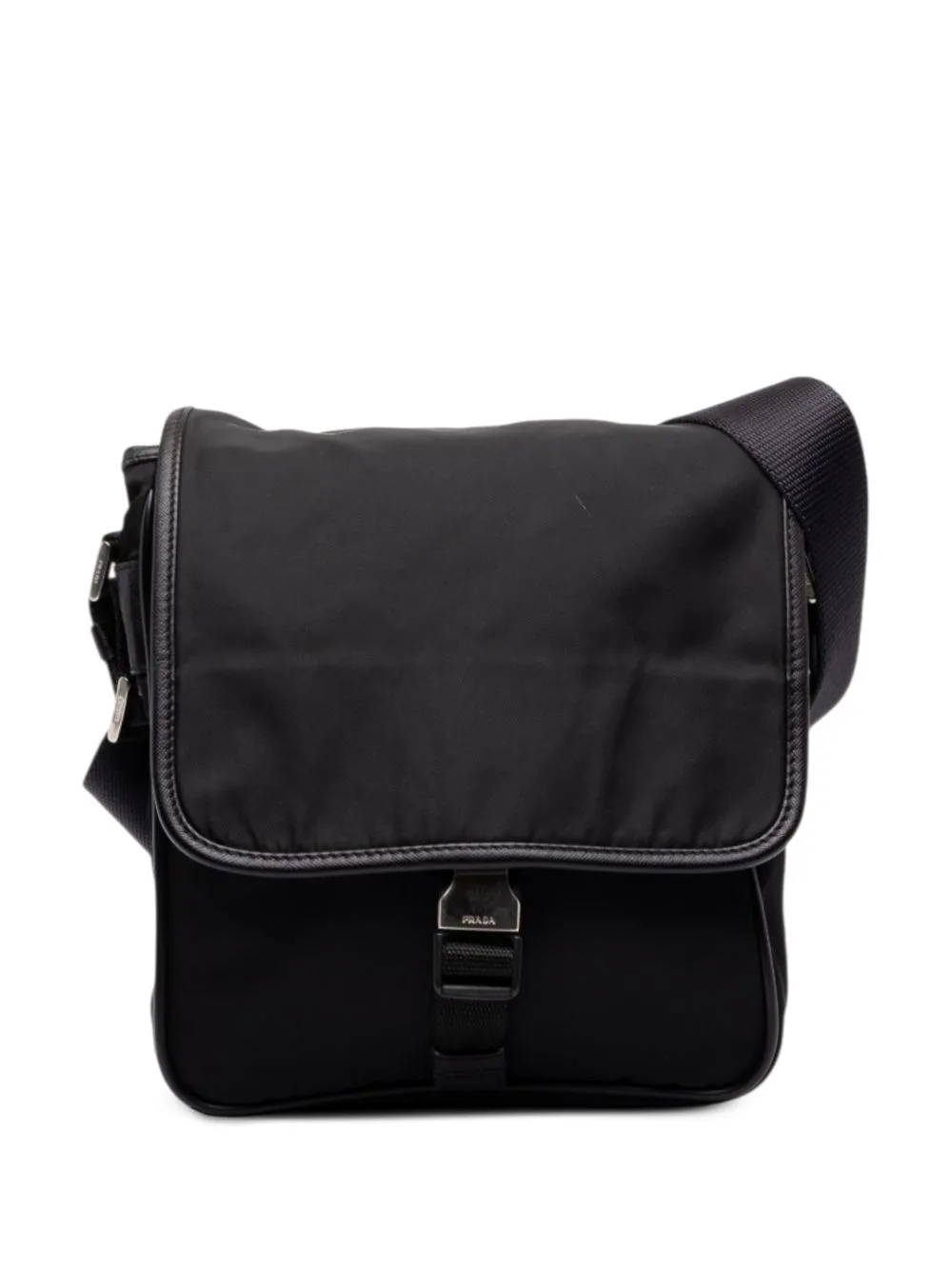 2000-2013 Tessuto Buckle Messenger Bag Crossbody Bag by Prada Pre-Owned