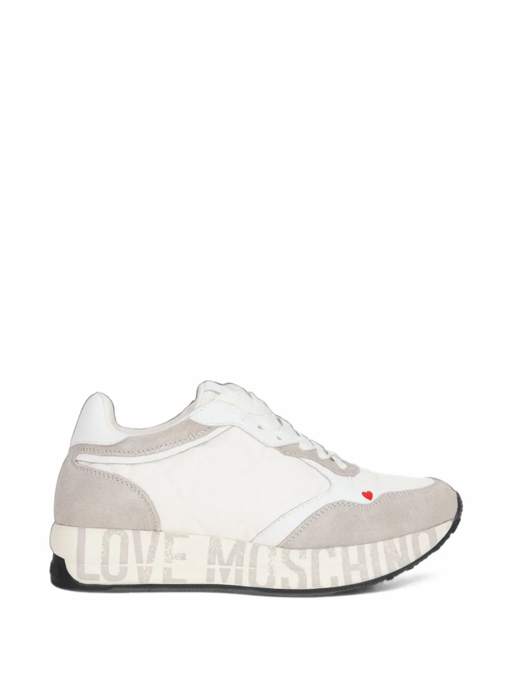 Quilted Panelled Sneakers by Love Moschino