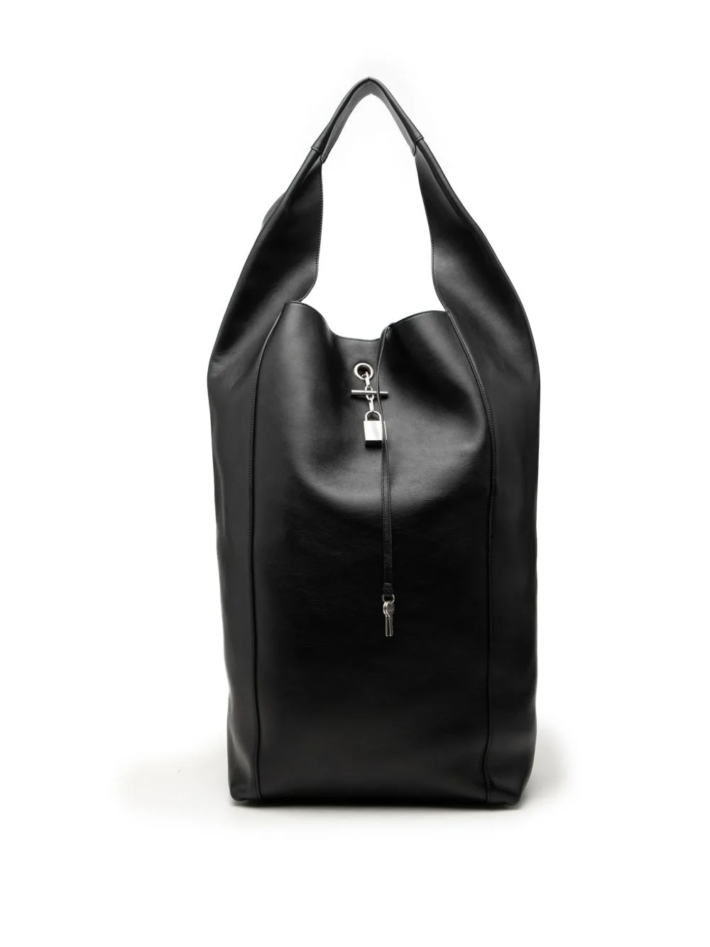 2024 Large Supple Calfskin Tanger Hobo Tote Bag by Saint Laurent Pre-Owned