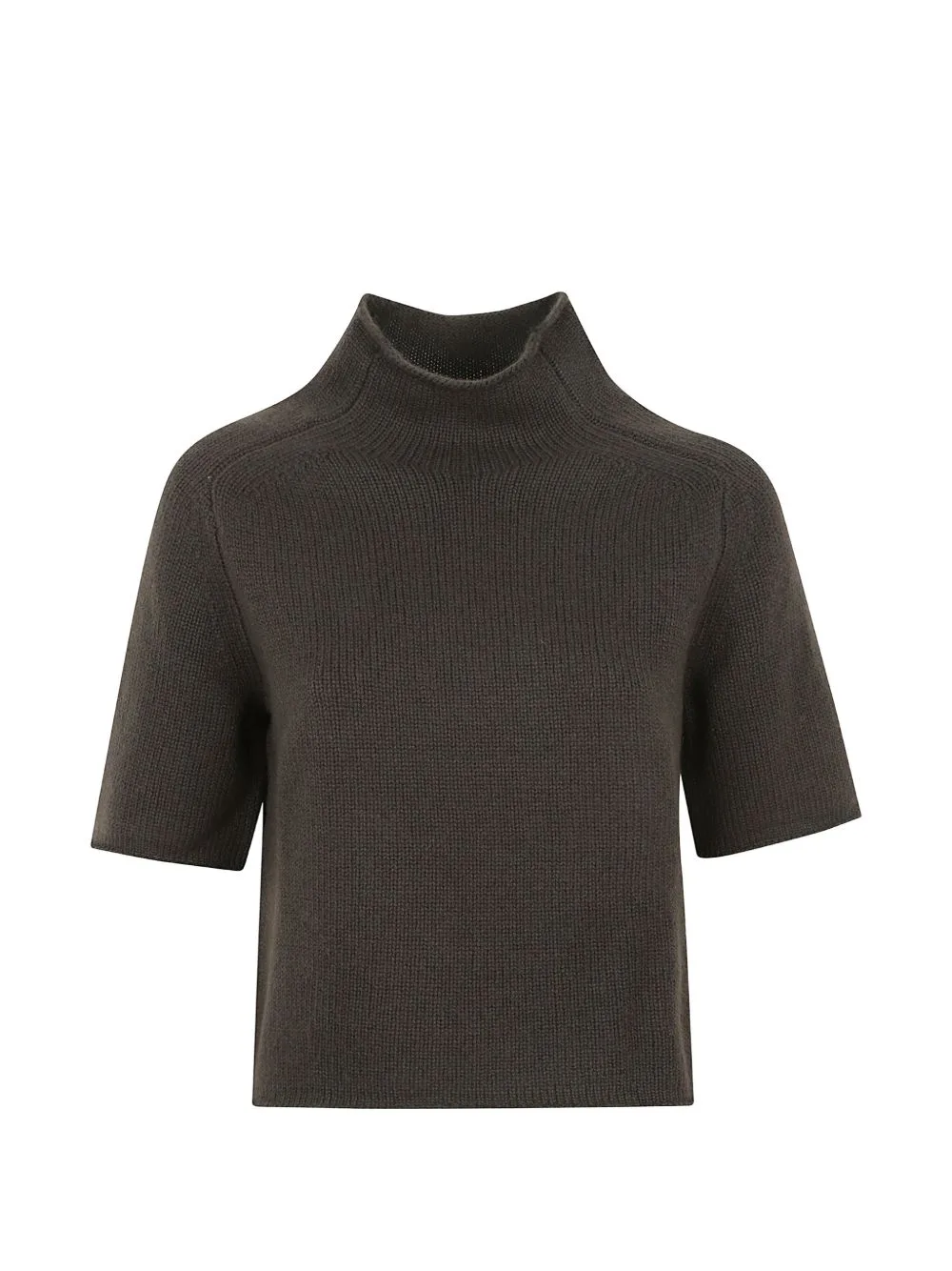 Fride High-Neck Short-Sleeve Top by Lisa Yang