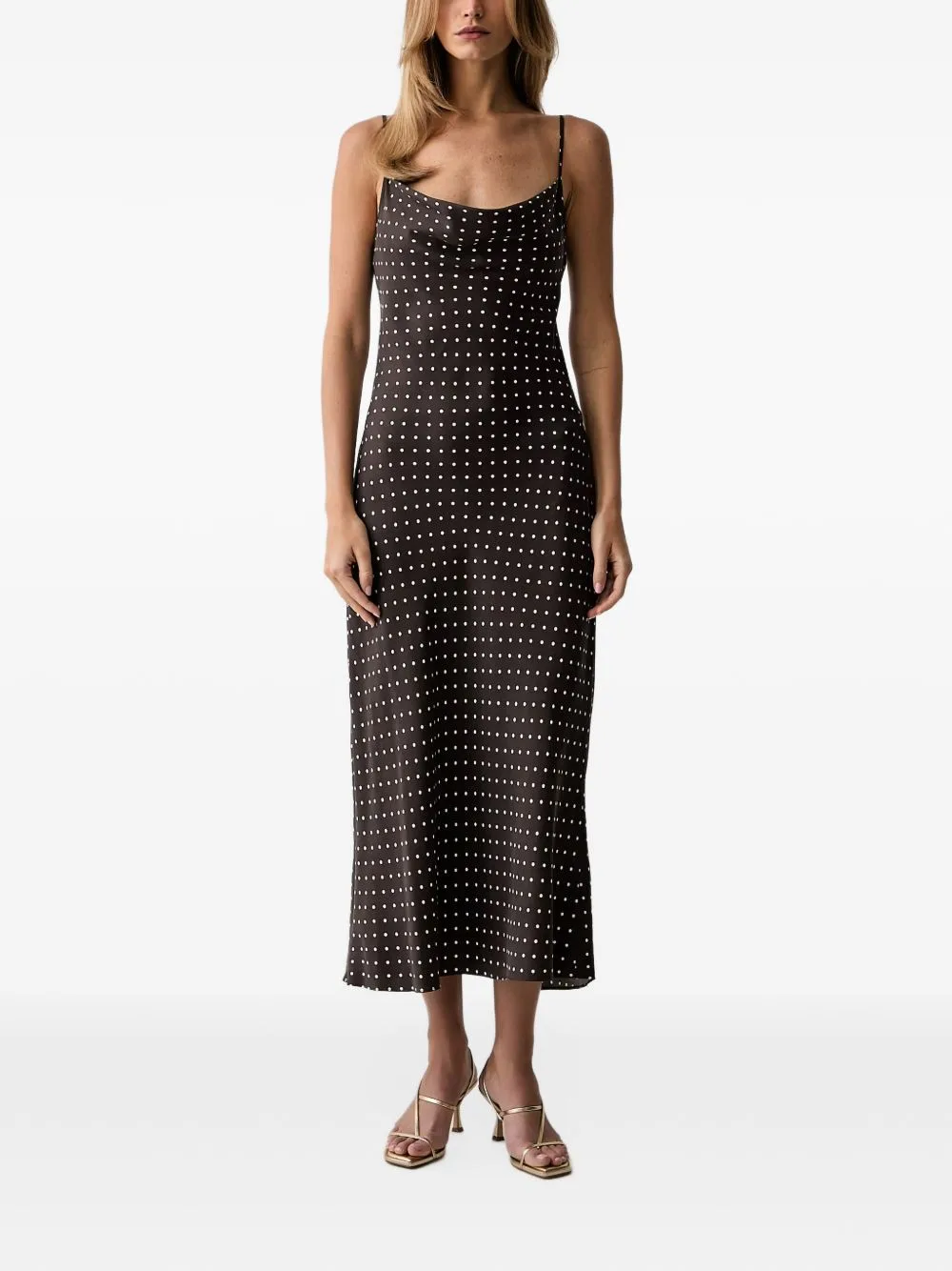 Satin Midi Dress by GUESS USA