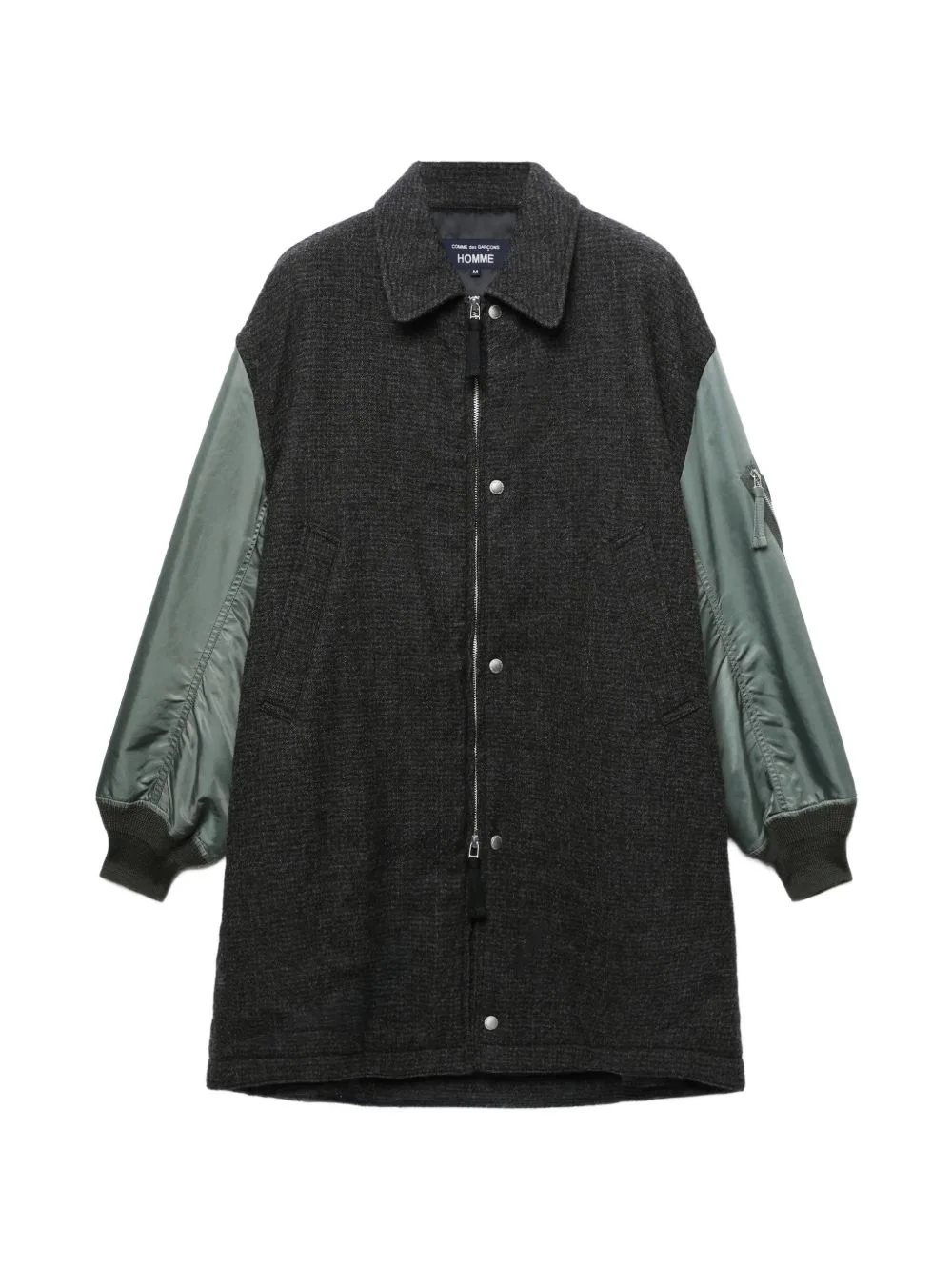 Panelled Zip-Up Coat by Comme des Garçons Homme