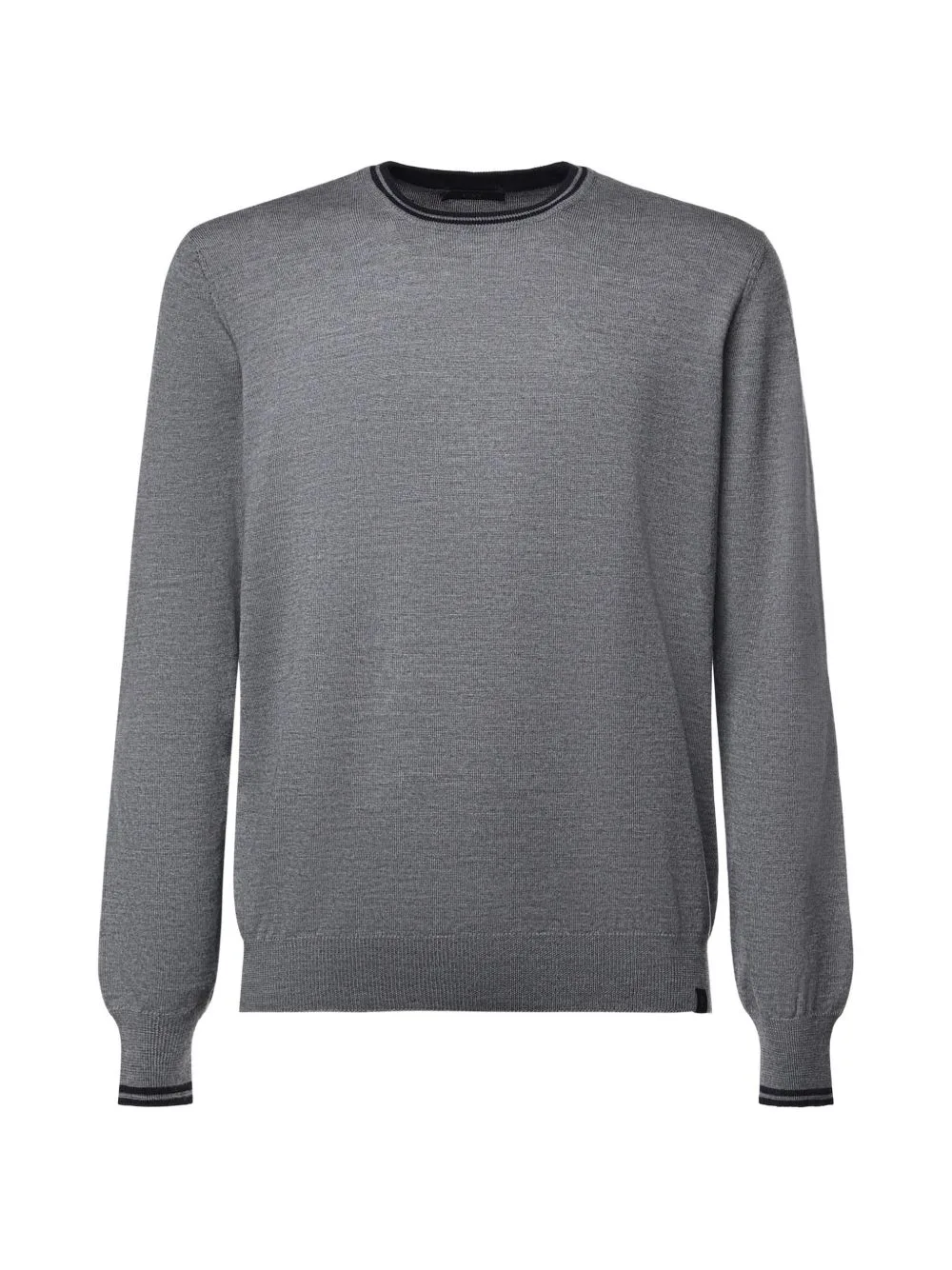 Elbow-Patch Crew-Neck Sweater by Fay