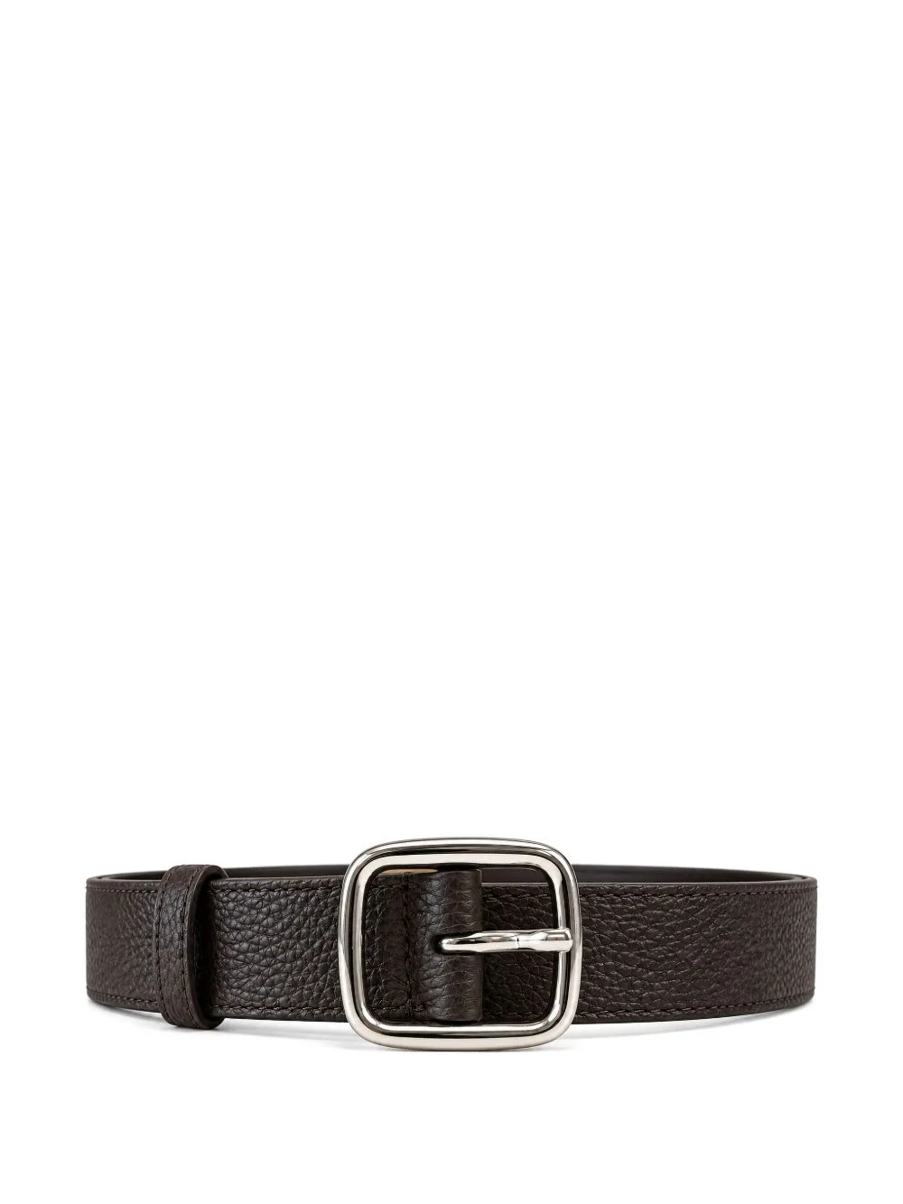 Grained Leather Belt