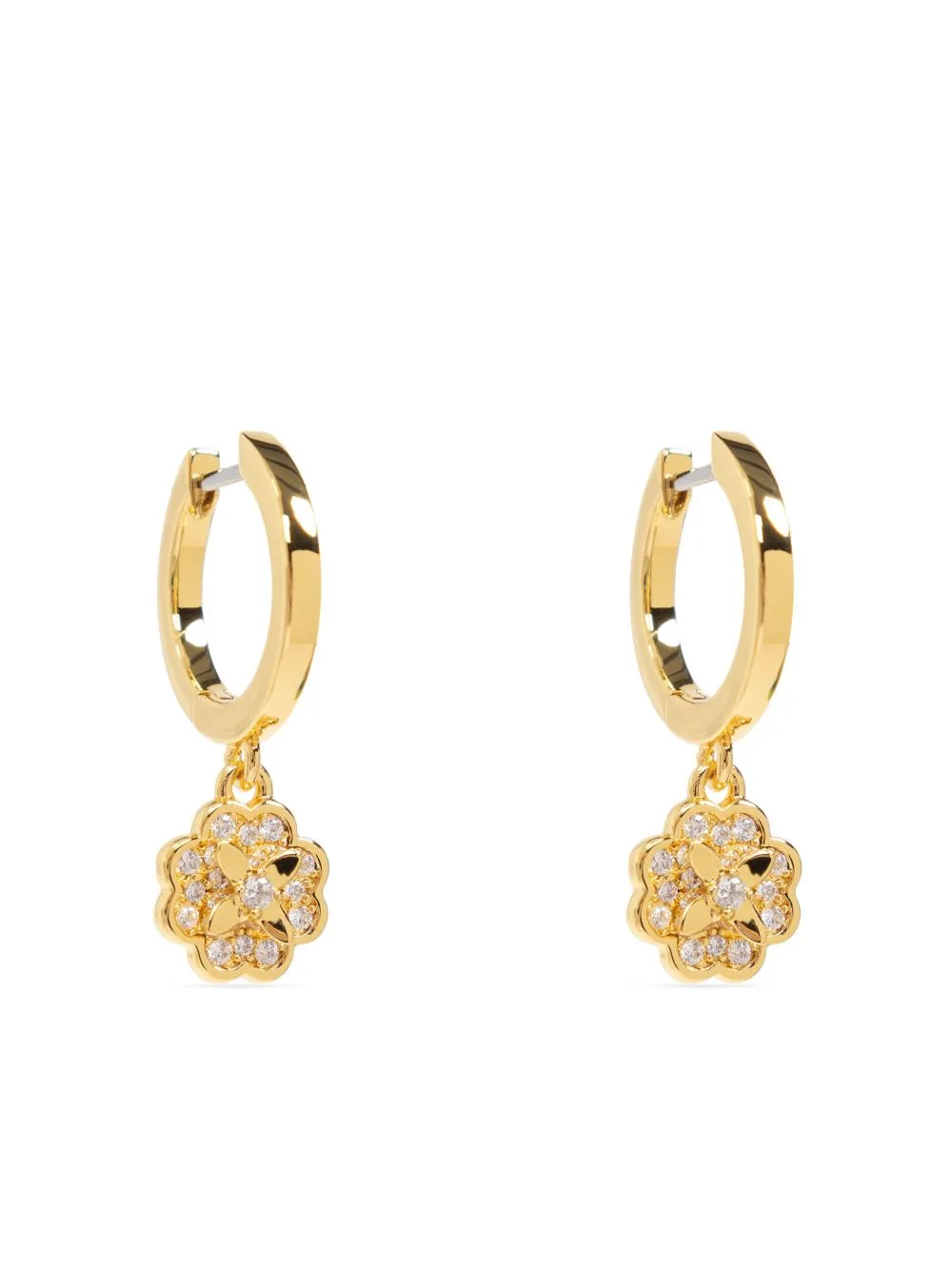 Heritage Bloom Huggie Earrings by Kate Spade