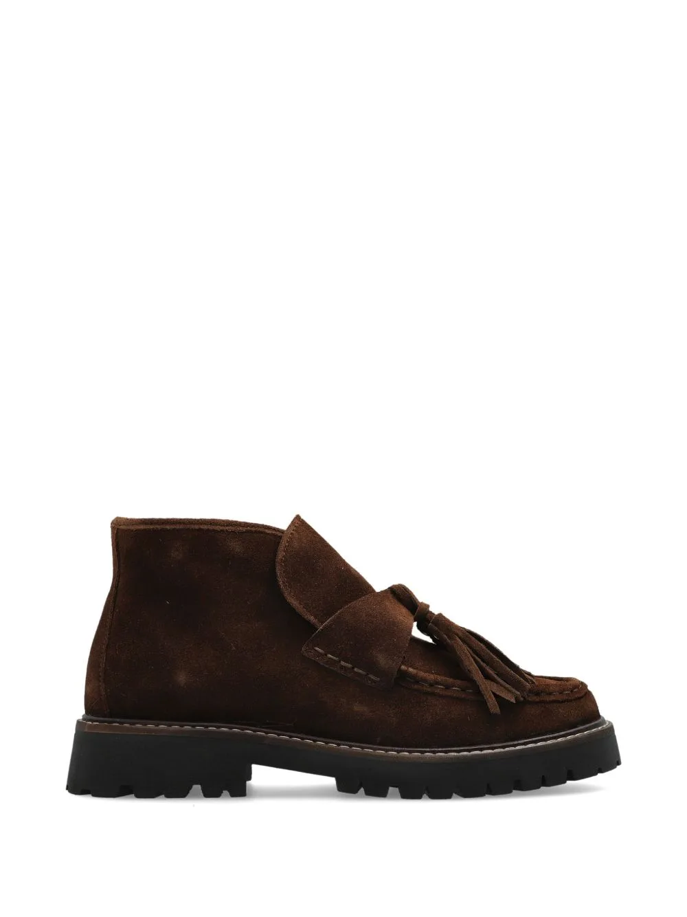 Aosta Tassel Ankle Boots by Posa
