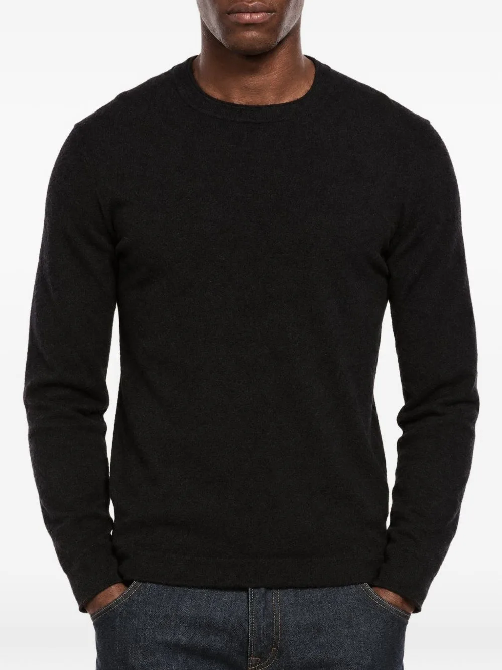 Crew-Neck Long-Sleeve Sweater by Brunello Cucinelli