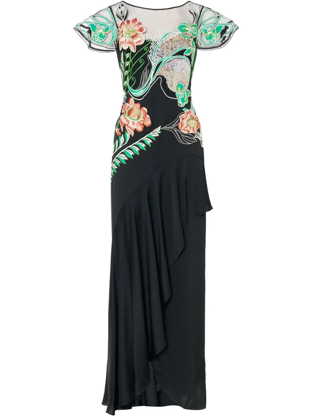 Gracia Ruffle Gown by Temperley London