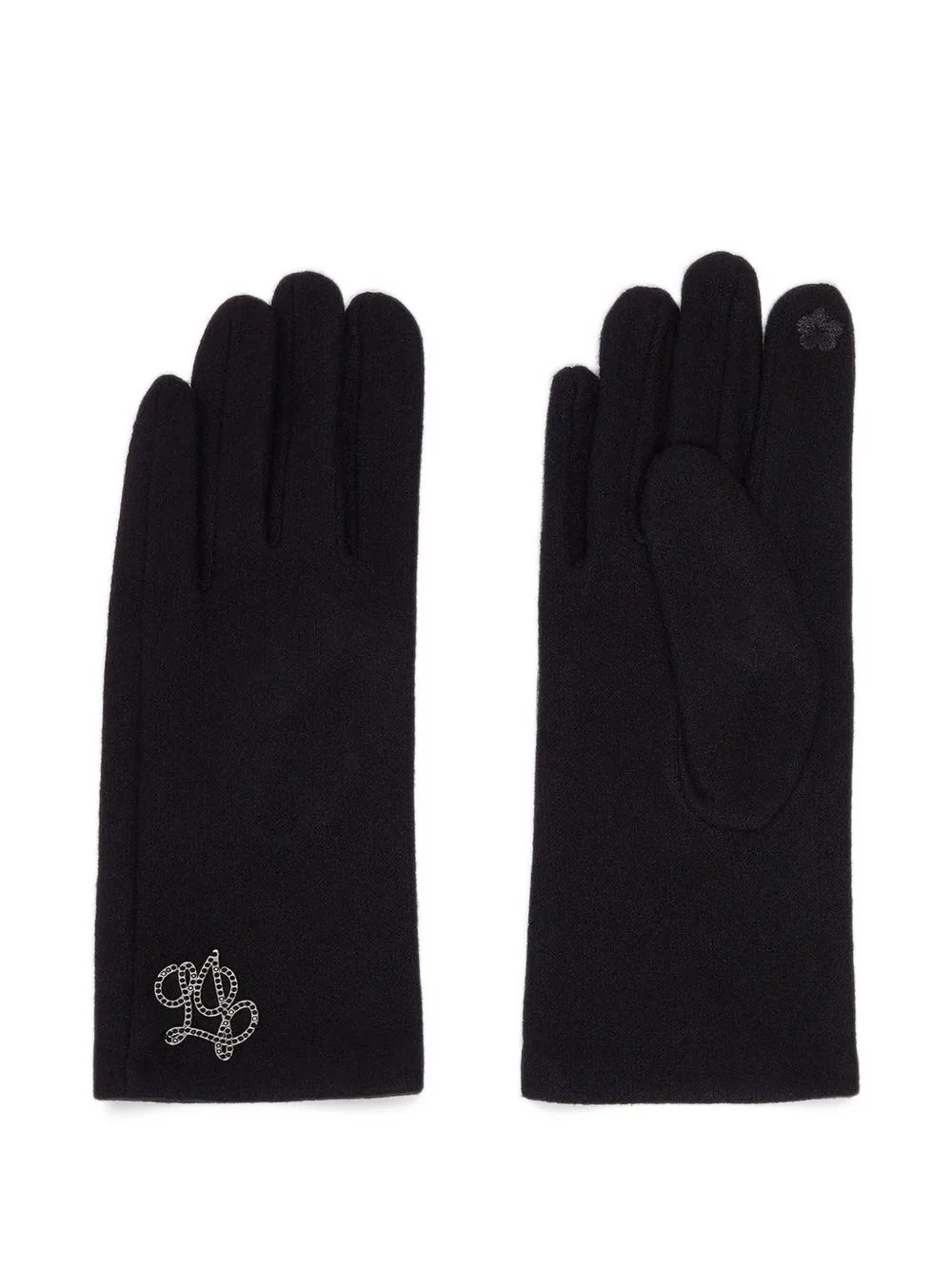 Gloves with Details in Faux Fur by LIU JO