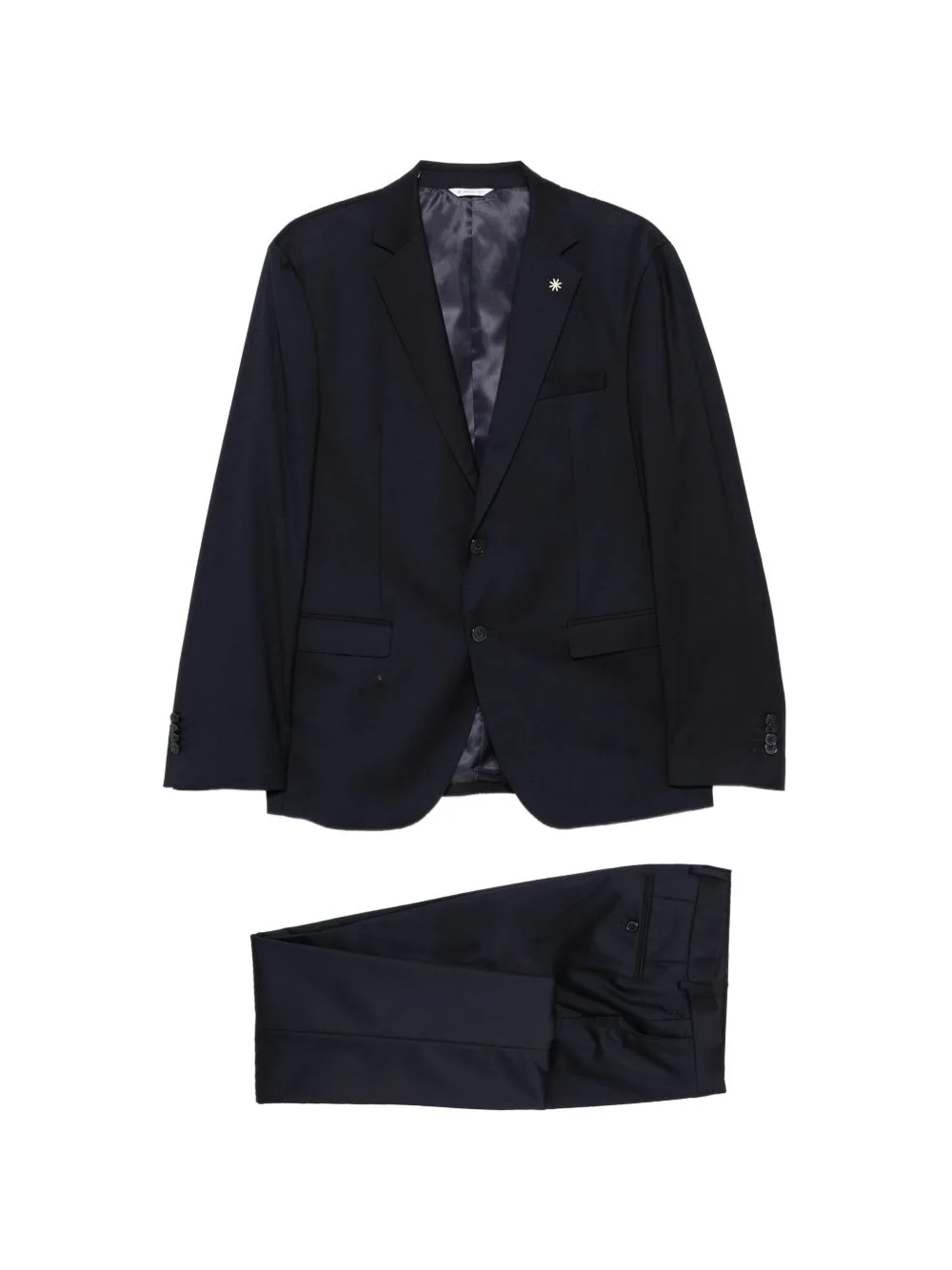 Slim-Fit Twill Suit by Manuel Ritz