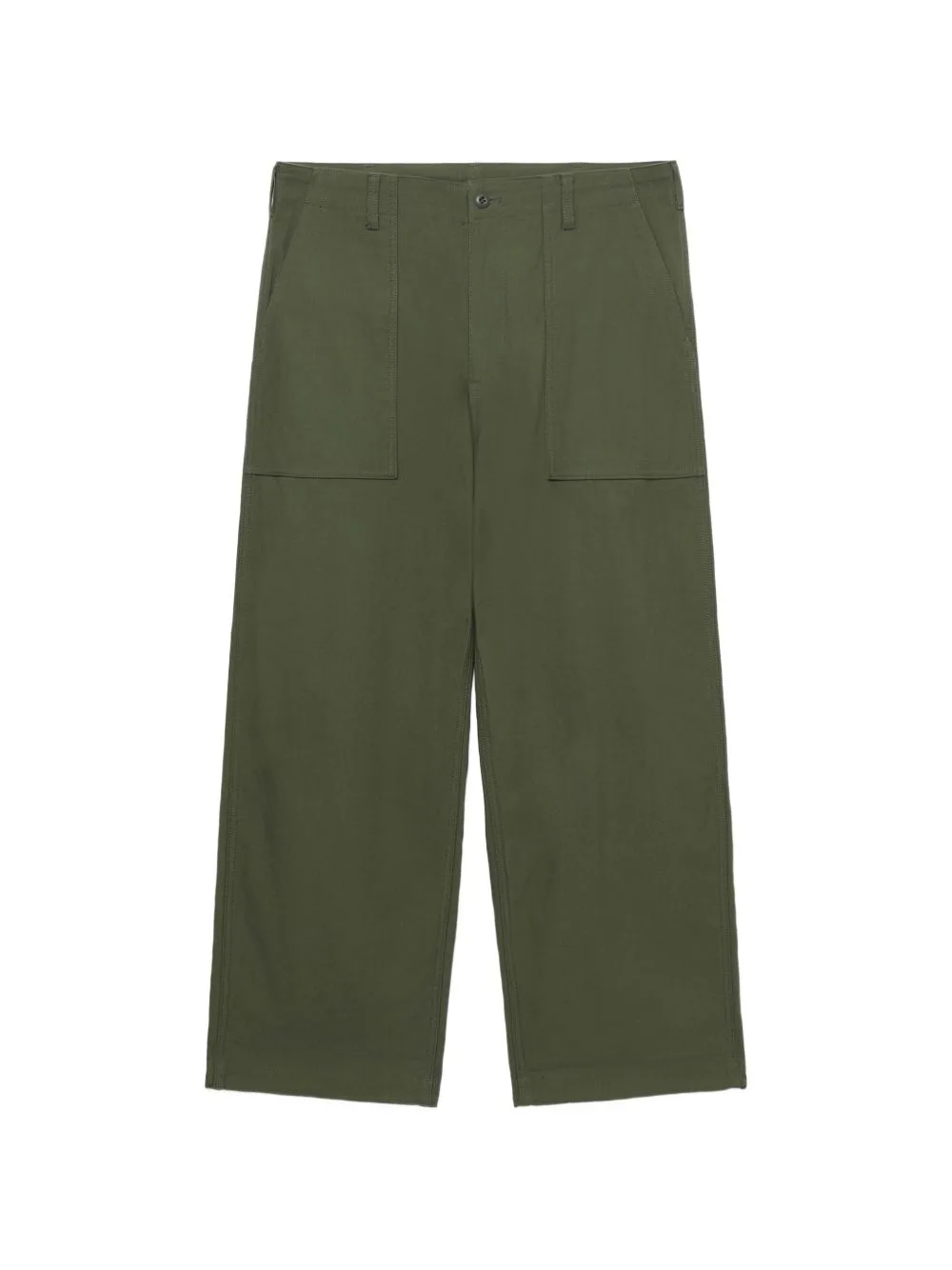 Belt-Loop Patch-Pocket Trousers