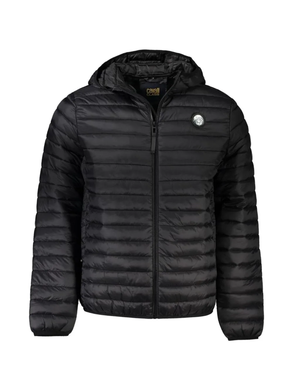 Quilted Hooded Jacket by Cavalli Class