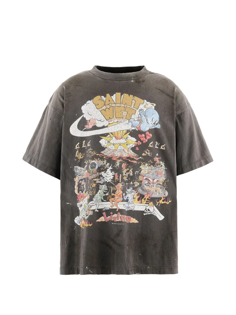 Graphic-Print T-Shirt by SAINT MXXXXXX