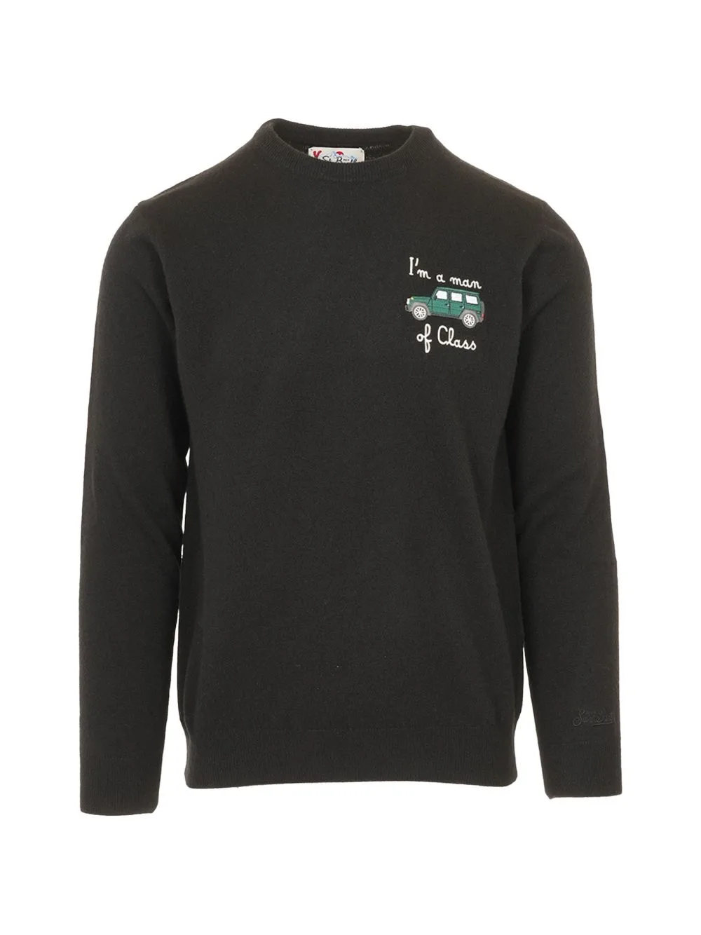 Embroidered Crew-Neck Sweater by MC2 Saint Barth