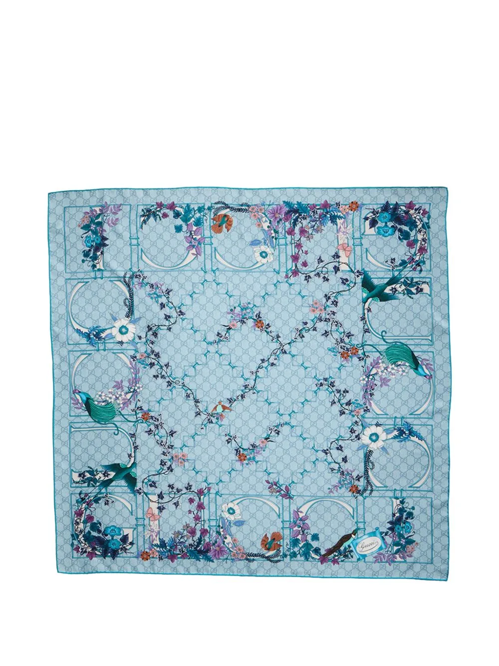 Printed Silk Scarf by Gucci