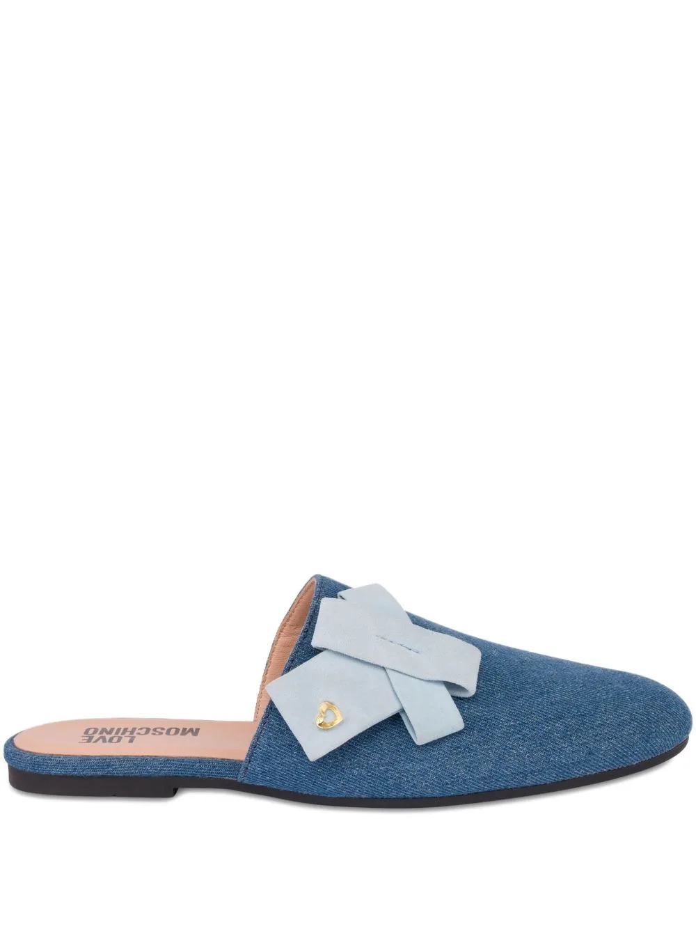 Bow Detail Mules by Love Moschino