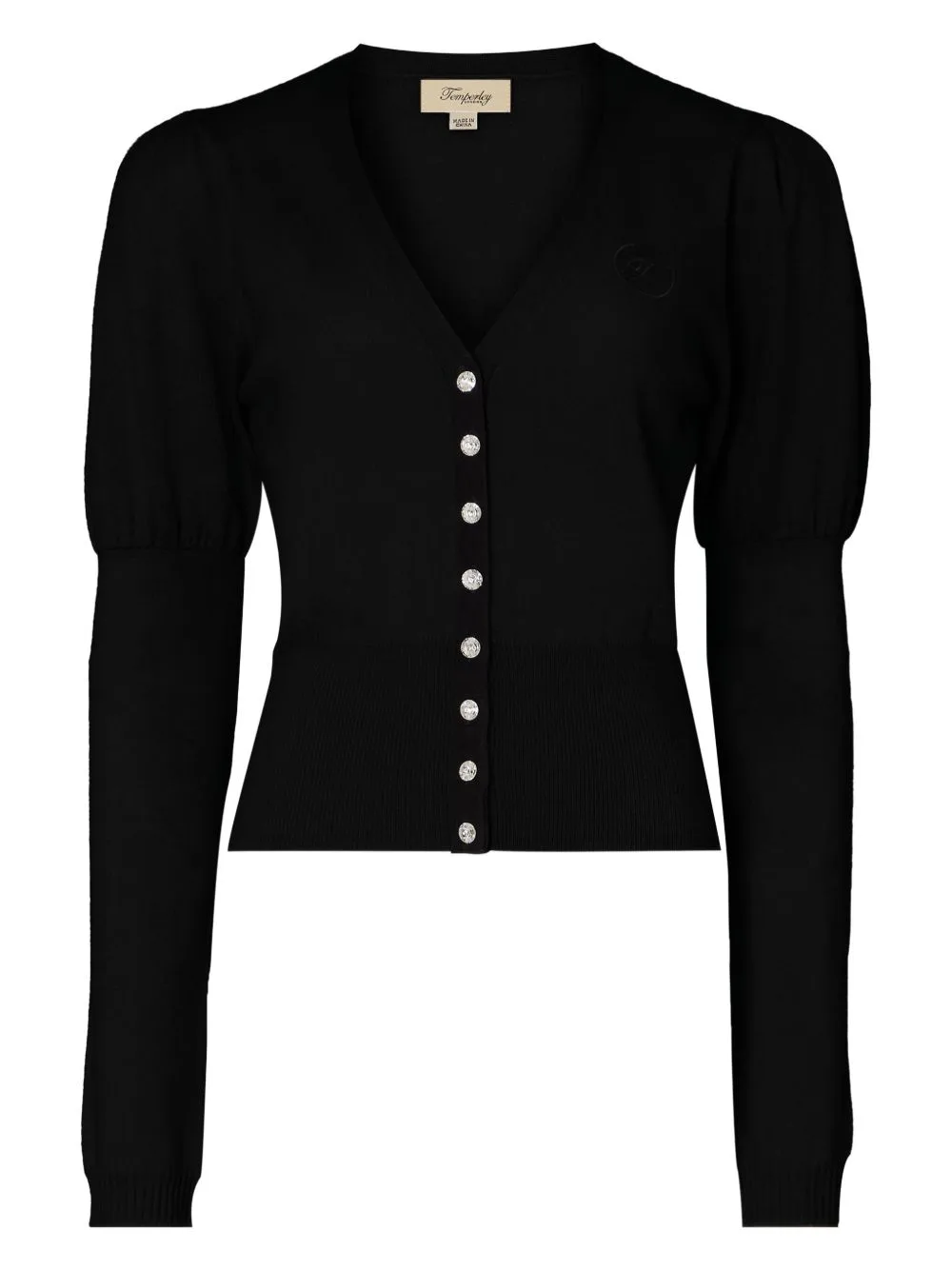 Puff-Sleeve Cardigan by Temperley London