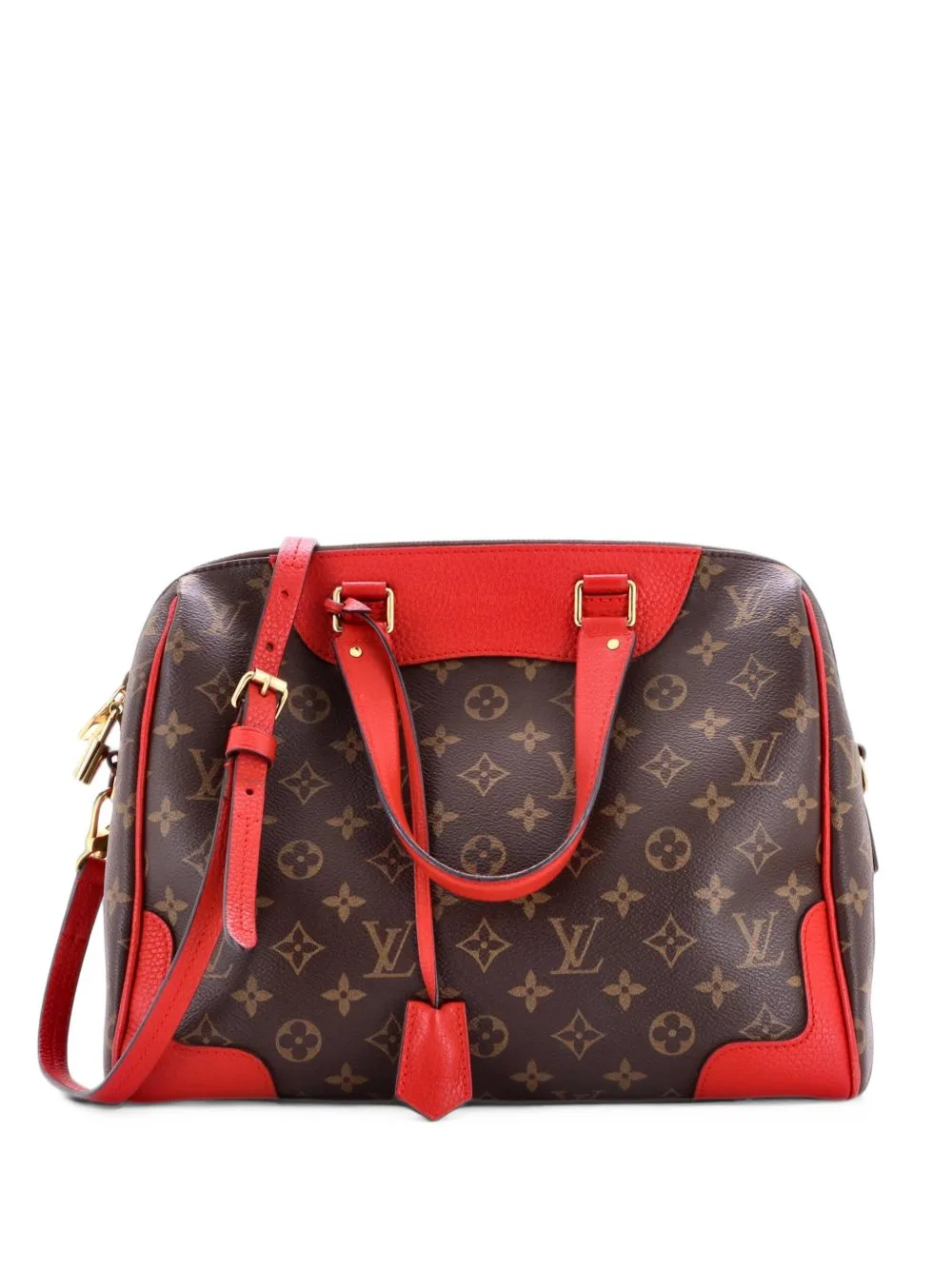 Retiro NM Handbag Monogram Canvas and Leather Satchel