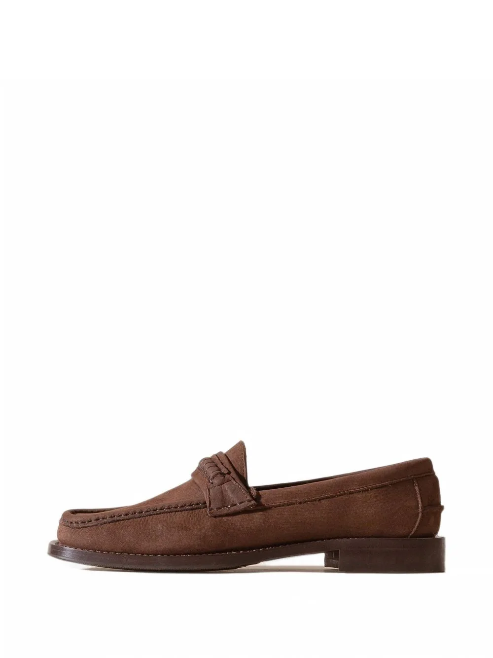 Borada Bordon Square-Toe Loafers by Hereu
