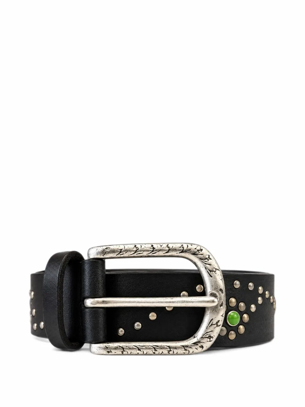 Stud-Embellished Leather Belt by Anderson's