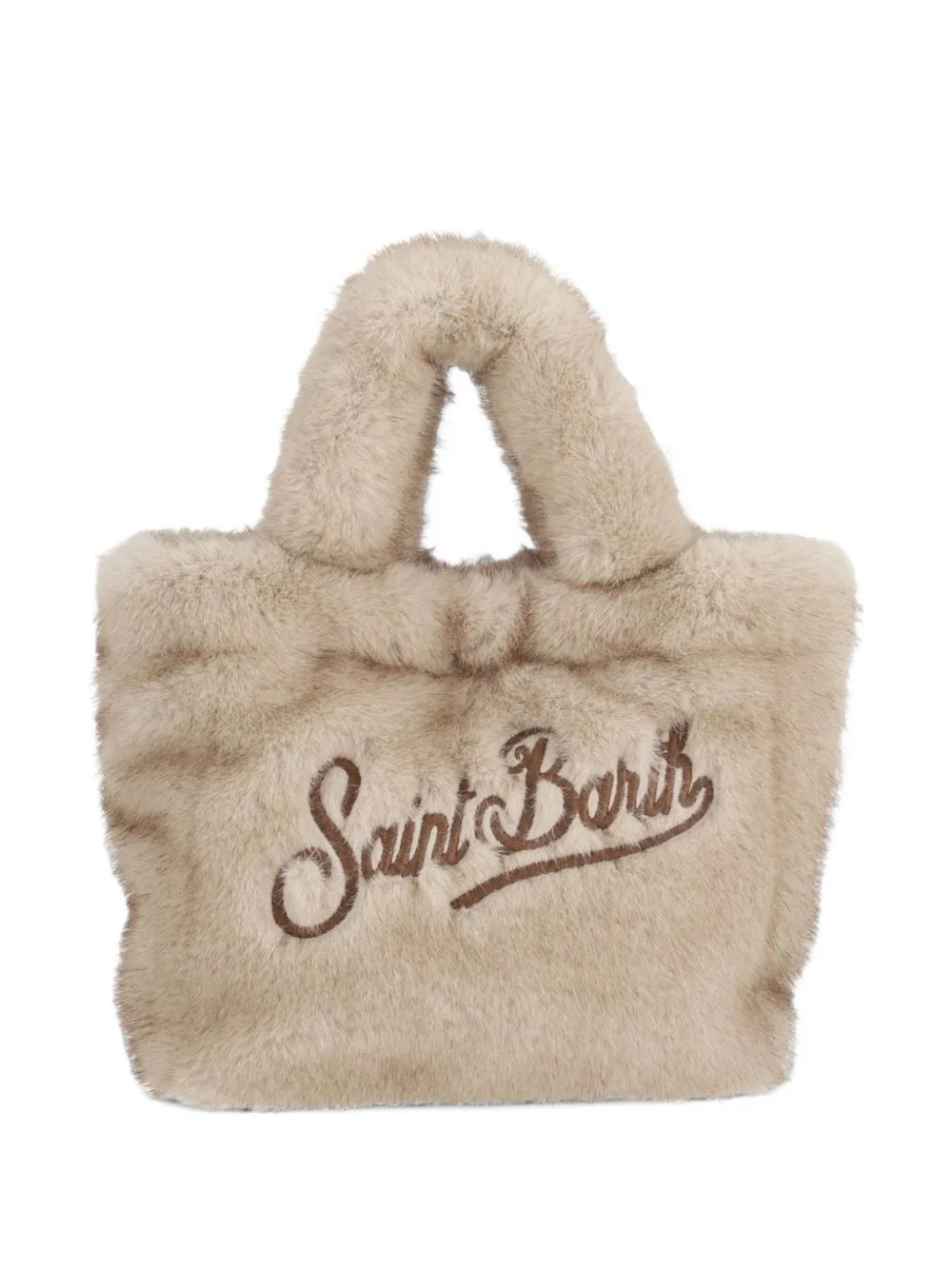 Mini Vanity Faux-Fur Tote Bag by MC2 Saint Barth