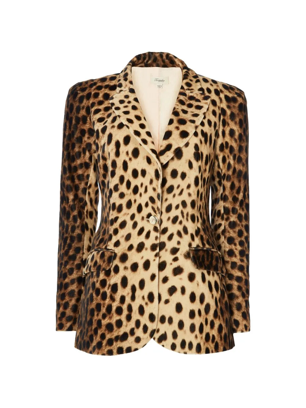 Nemera Leopard-Print Single-Breasted Blazer by Temperley London