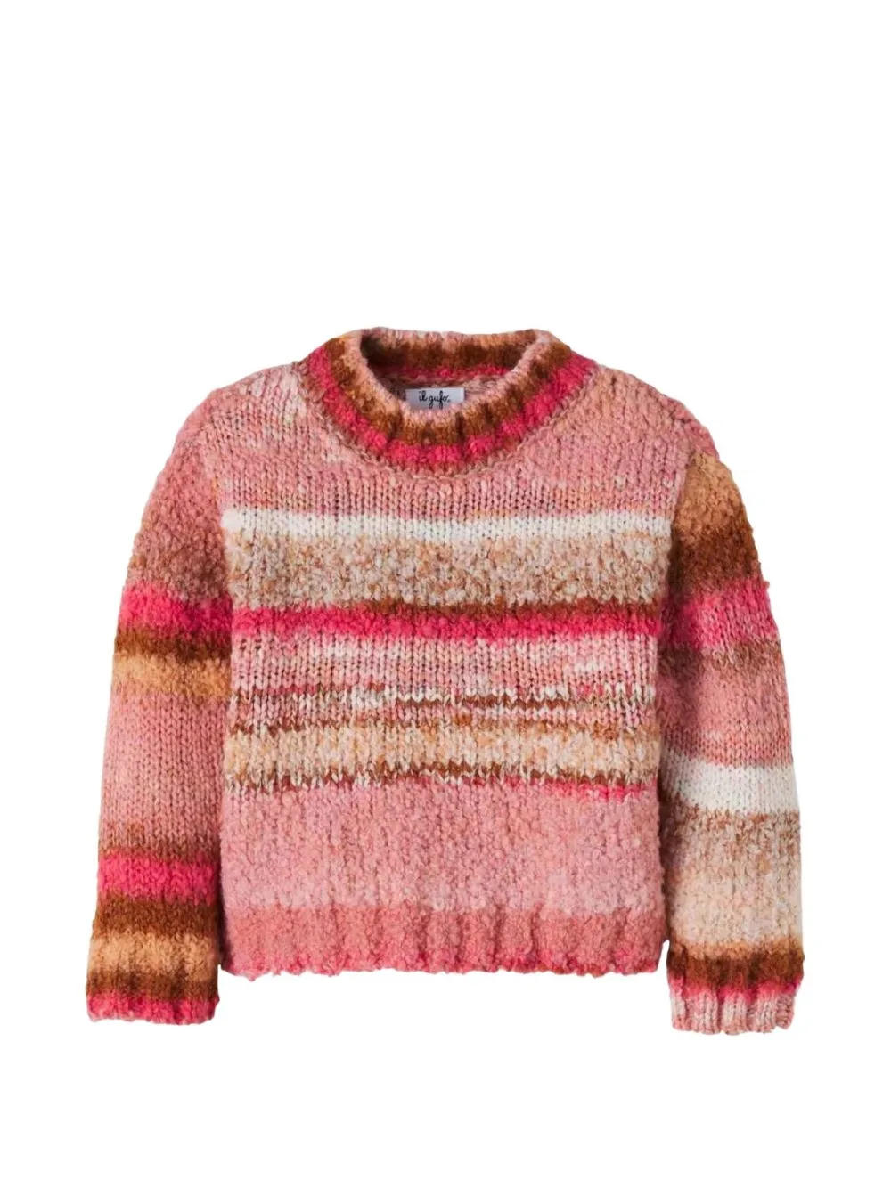 Horizontal-Stripe Chunky-Knit Sweater by Il Gufo