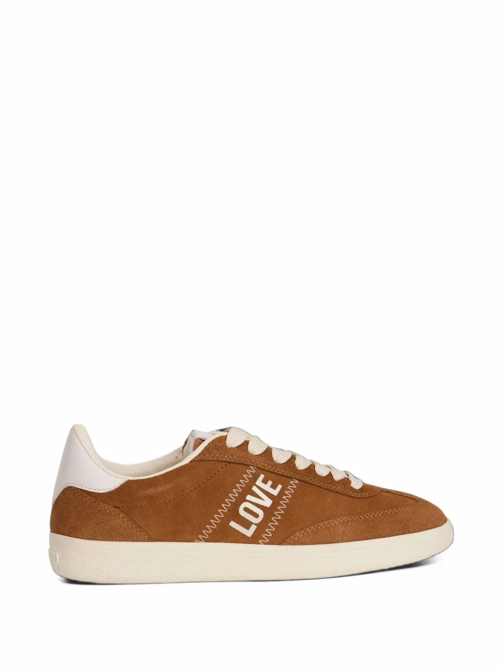 Logo-Print Suede Sneakers by Love Moschino