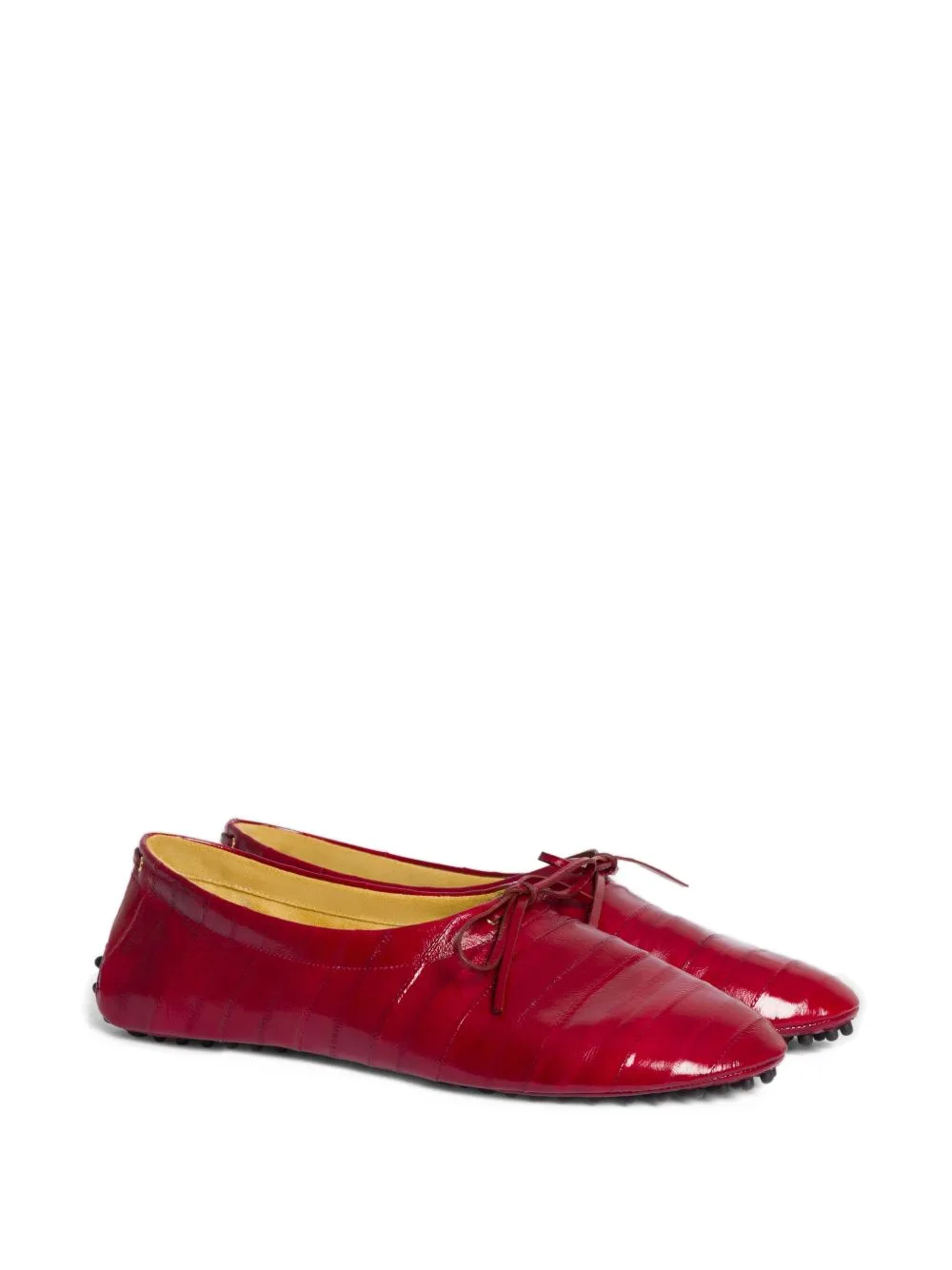 Tie-Detail Ballet Flats by Alberta Ferretti