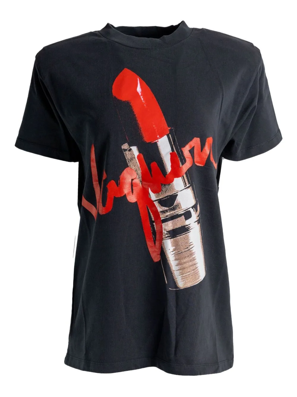 Lipstick-Print T-Shirt by Vaquera