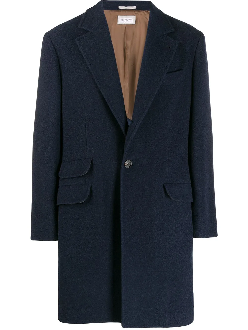 Cashmere Medium Coat by Brunello Cucinelli