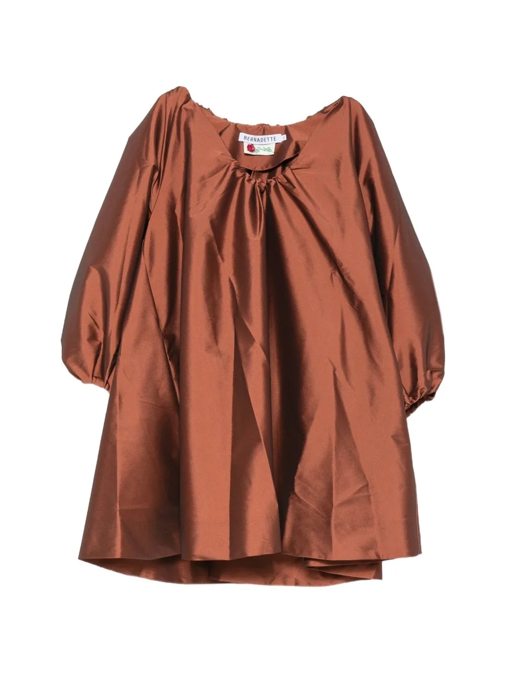 George Puff-Sleeve Mini Dress by Bernadette